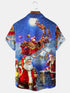 Men's Christmas Funny Graphic Short Sleeve Hawaiian Shirt